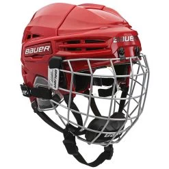 Bauer Re-Akt 100 Youth Hockey Helmet Combo -Professional Hockey Equipment Store 1489482754 BauerREAKT100YouthIceHockeyHelmetComboRed1