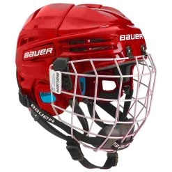 Bauer Prodigy Youth Hockey Helmet Combo -Professional Hockey Equipment Store 1490013411 BauerProdigyIceHockeyHelmetComboRed1