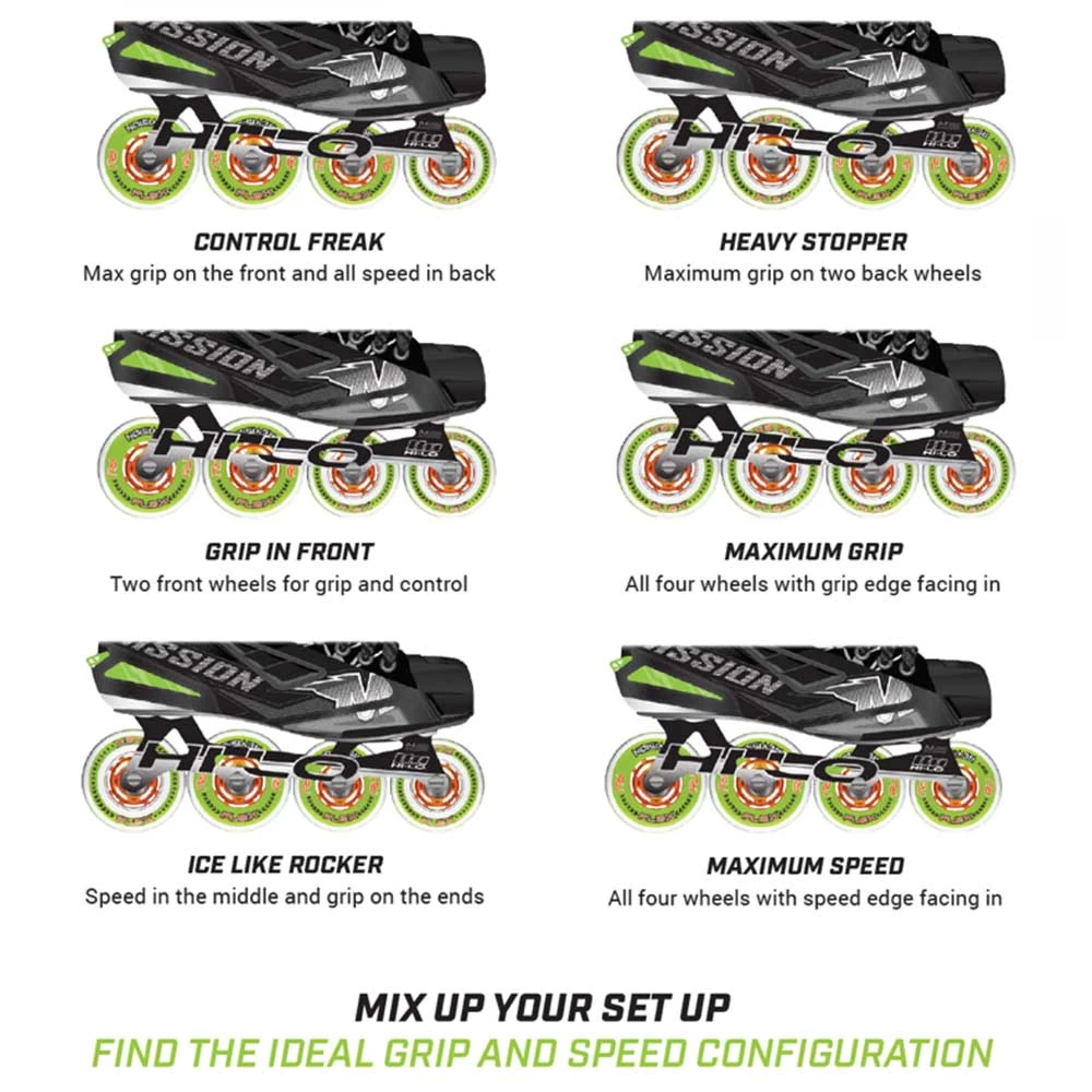 Revision Flex Inline Hockey Wheel X-Soft - (SINGLE) 6 Revision Flex Inline Hockey Wheel X-Soft - (SINGLE) - Image 6