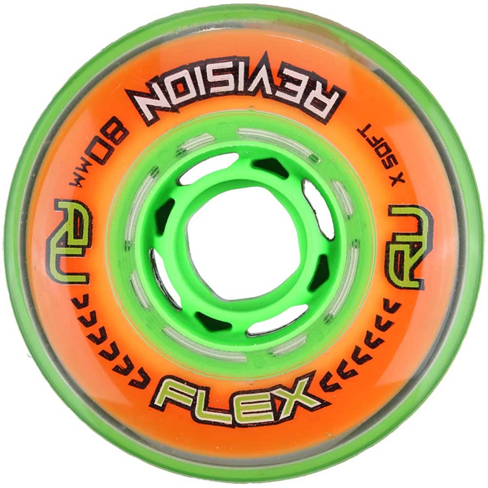 Revision Flex Inline Hockey Wheel X-Soft - (SINGLE) 1 Revision Flex Inline Hockey Wheel X-Soft - (SINGLE)