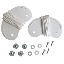 A&R Goalie Toe Flap With Hardware - Pair -Professional Hockey Equipment Store 1536926894 ARToeFlapWhite1