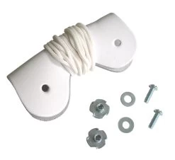 A&R Goalie Toe Bridge With Hardware - Pair -Professional Hockey Equipment Store 1536926975 ARGoalieToeBridgewithHardwareWhite1