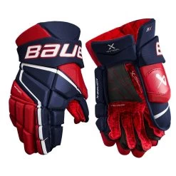 Bauer Vapor 3X Hockey Gloves Senior -Professional Hockey Equipment Store 1657190509 BauerVapor3XGlovesSeniorNavyRedWhite1
