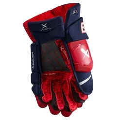 Bauer Vapor 3X Hockey Gloves Senior -Professional Hockey Equipment Store 1657190509 BauerVapor3XGlovesSeniorNavyRedWhite3